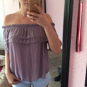 Off the shoulder shirt